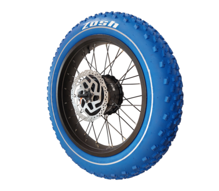 Complete Motorized Wheel 750W ZOSH Blue TireComplete Motorized Wheel 750W ZOSH Blue Tire